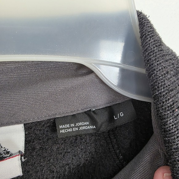 Spyder Empire Gray Black Fleece Outdoor Utility Full Zip Jacket Size Large - Picture 6 of 10